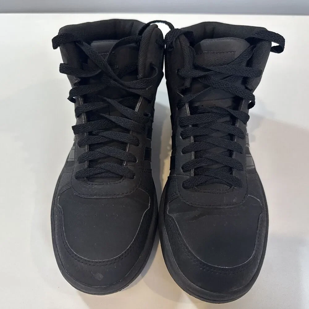 Adidas Hoops 2.0 Men’s/Youth FW7602 Black Casual Shoes Sneakers Size 6